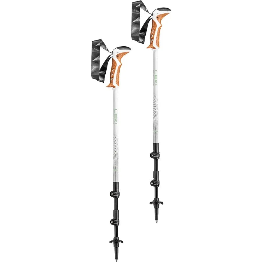 Jannu Aluminum Adjustable Lightweight Walking Poles for Trekking Hiking
