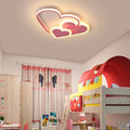 LED Ceiling Spotlight Heart Shaped Light Girl Lamp For Children Room  W/Remote Average Life 30000 Hours