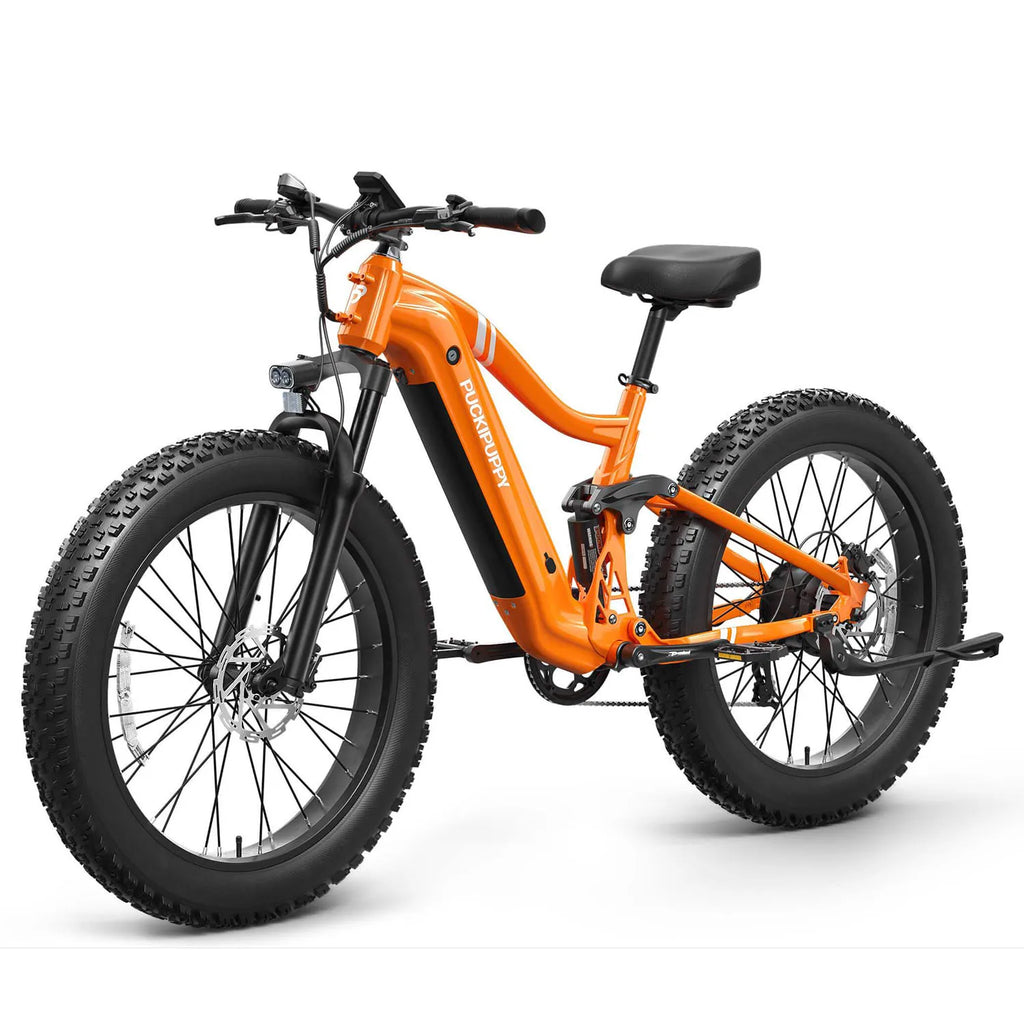 PUCKIPUPPY Boxer Electric Bike for Adults 26" Fat Tire E Bike Mountain Electric Bicycle 960W 48V 20AH Ebike with 2-Year Warranty
