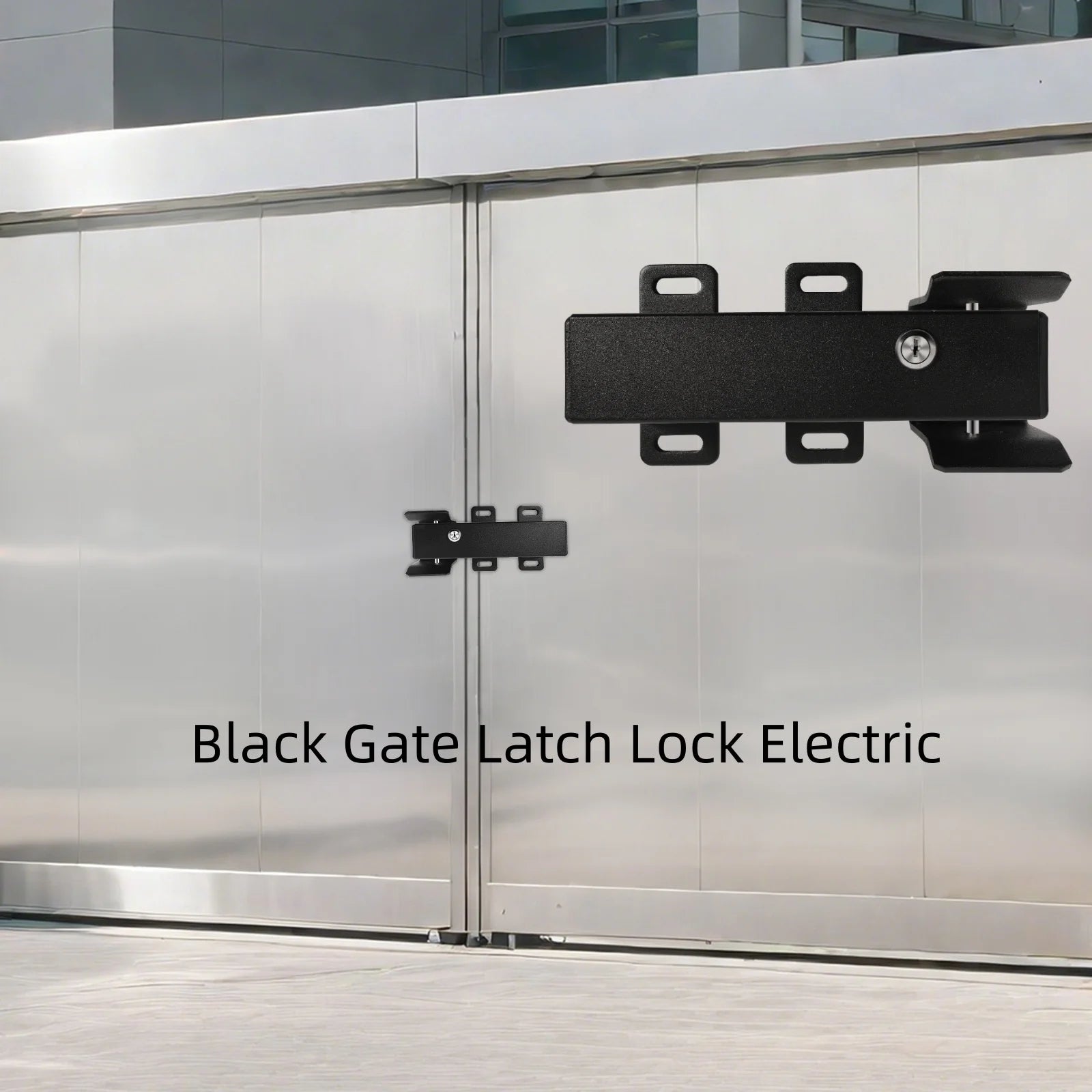 Automatic Electric Control Lock DC 24V, Heavy Duty Latch, Swing Door Opener, 1-Second Unlock, Swing Door Actuator
