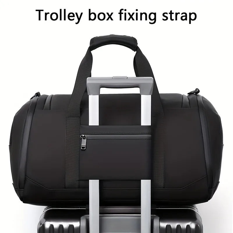 Large Capacity Travel Duffel Bag - Durable Oxford Cloth, Spacious & Stylish Overnight Sports Gym Bag with Multiple  good