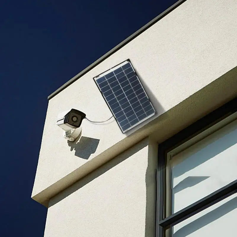 Outdoor Camera Wifi Solar Powered 6W Battery With Portable Solar Panels 12V Color Night Vision Wireless Garden CCTV Camera