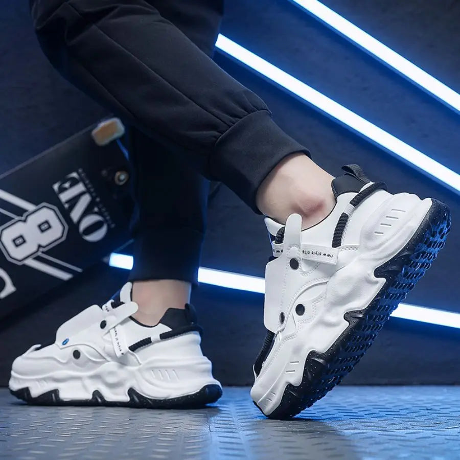New thick-soled height-increasing dad shoes for men throughout the four seasons, versatile outdoor sports shoes for teenagers