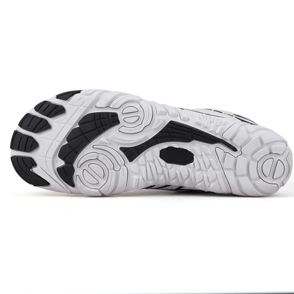 Unisex Water Shoes Lightweight Aqua Shoes Non Slip Barefoot Beach Shoes Comfortable Casual Wading Shoes Adjustable for Men Women