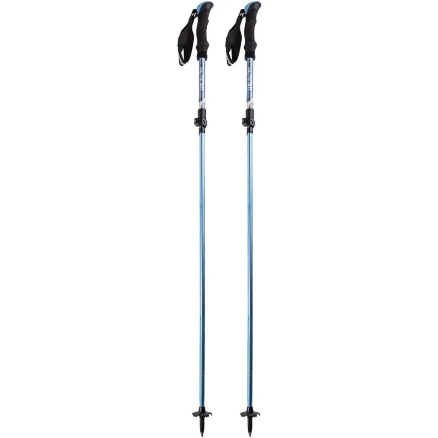 Mountainsmith Halite 7075 Trekking Poles Pair for Hiking Aluminum Alloy Black Lightweight and Adjustable with Ergonomic Grips