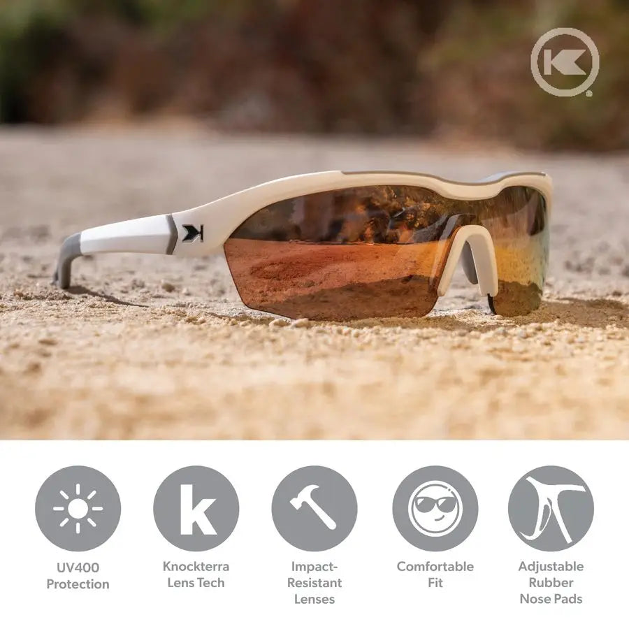 Kinetics Wraparound Sport Sunglasses for Men amp Women Water and Oilresistant coating, Full UV400 Protection for Running, Golf,