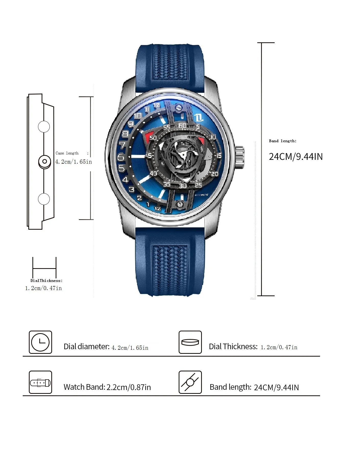 OBLVLO men's mechanical watches are novel and innovative mechanical watches, business men's watches, and men's timepieces