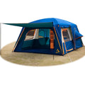 Extra Large Tent 6101214 Person B Family Cabin Tents 2 Rooms 3 Doors and 3 Windows with Mesh Straight Wall Waterproof Double La