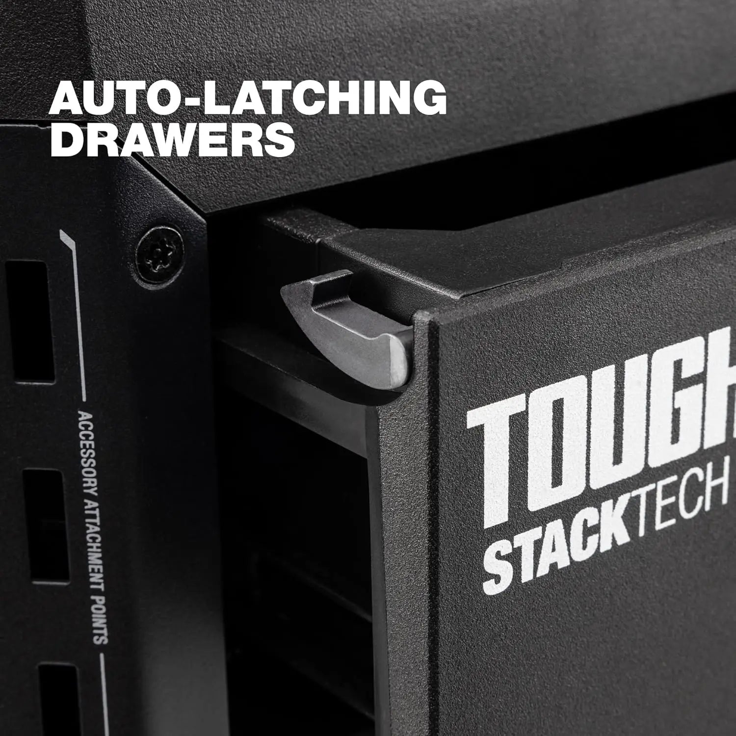 ToughBuilt StackTech XL 3 Drawer Tool Box, Heavy-Duty Portable Tools Chest, 50 lb Capacity - Stackable Toolbox Storage Organizer