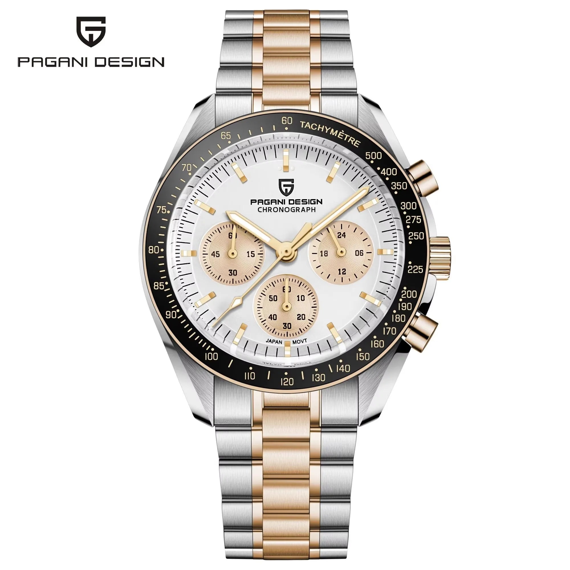 2025 New PAGANI DESIGN Saturn Men's Watches Luxury Quartz Watch For Men Chronograph Wristwatches AR Sapphire Waterproof Luminous