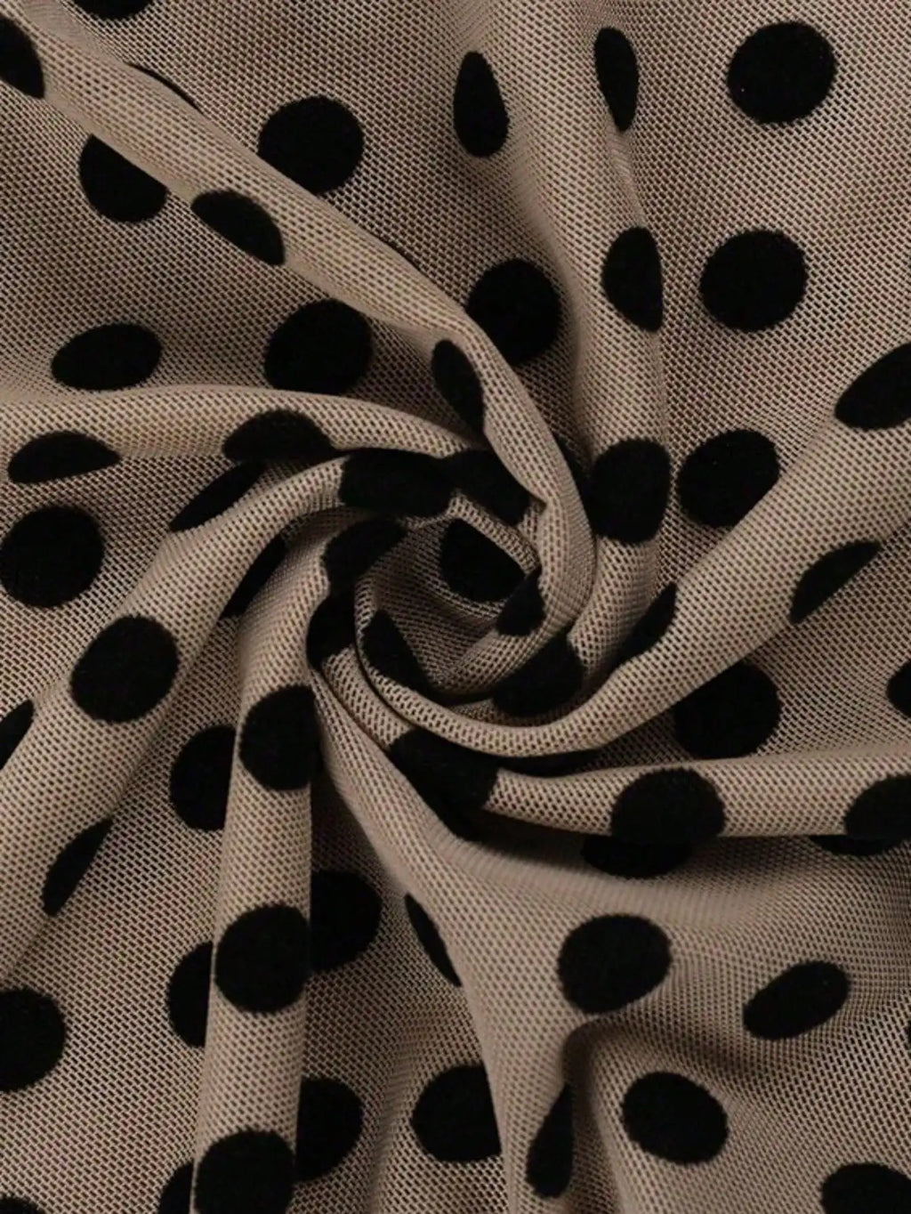 Quiet Luxury Polka Dot Top - Effortless Chic Long Sleeve Capsule Staple