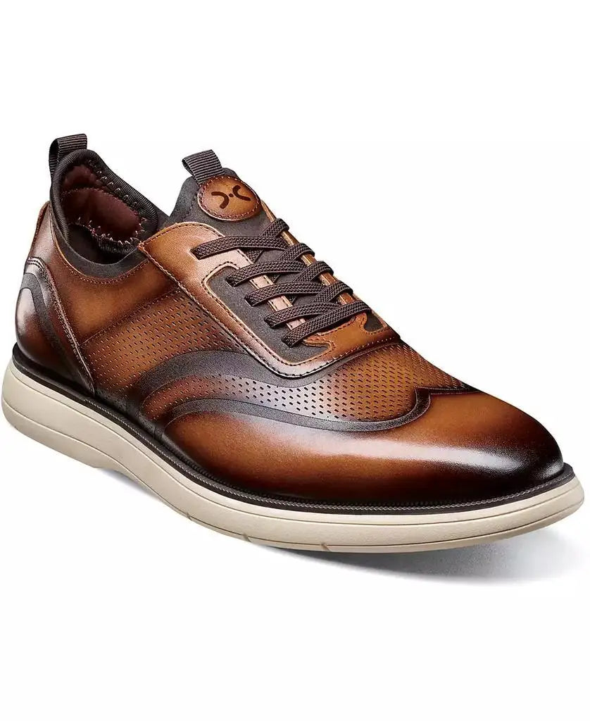 Stacy Adams | Men's Edgewood Wingtip Elastic Lace Shoe