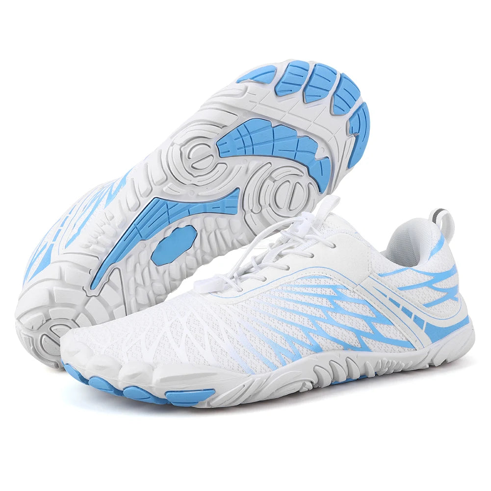 Unisex Water Shoes Lightweight Aqua Shoes Non Slip Barefoot Beach Shoes Comfortable Casual Wading Shoes Adjustable for Men Women