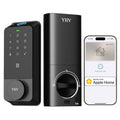 Keyless Entry Door Lock Fingerprint Smart Lock with Apple Home Safety Deadbolt Supports Apple Homekit with Code Built-in Wi-Fi