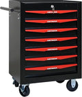 Drawers Tool Cart on Wheels, Multifunctional Rolling Tool Storage Chest, Drawers Rolling Trolley Organizer Tool Box for Warehous