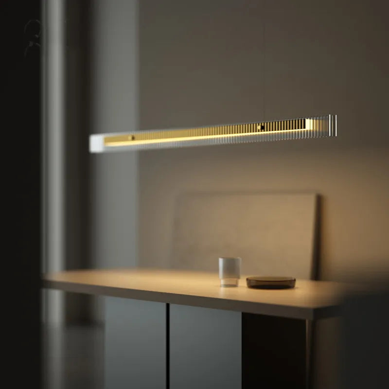 Black Modern Luxury LED Pendant Lamp for Kitchen Island Bedroom Restaurant Chandelier Decoration Bar Counter Suspension Lighting
