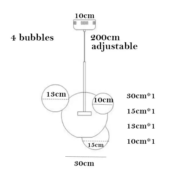 Postmodern Hanglamp Matglas Globes Eetkamer Iron Bubbles Ball Glass Light For  Foyer Kitchen Dinning Room Island Led Pendant