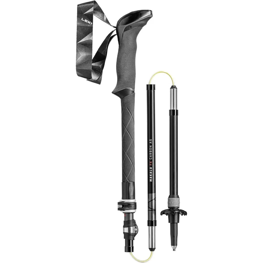 Makalu FX Carbon AS Trekking Poles - Foldable Collapsible Lightweight Walking Poles for Hiking