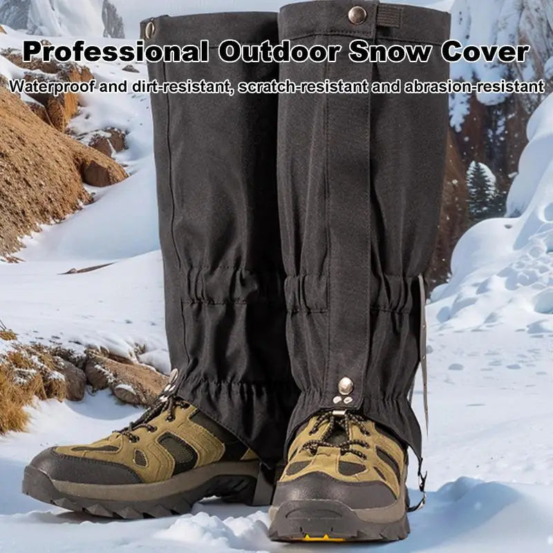 Waterproof Leg Guard Breathable Leg Guard Adjustable Leg Gaiters for Hunting Climbing Snow Boots Breathable Water-resistant
