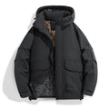2025 Autumn/Winter New Thickened Fashion Versatile Warm Outdoor Windproof Waterproof Hooded Casual Jacket Cotton Jacket  for Men