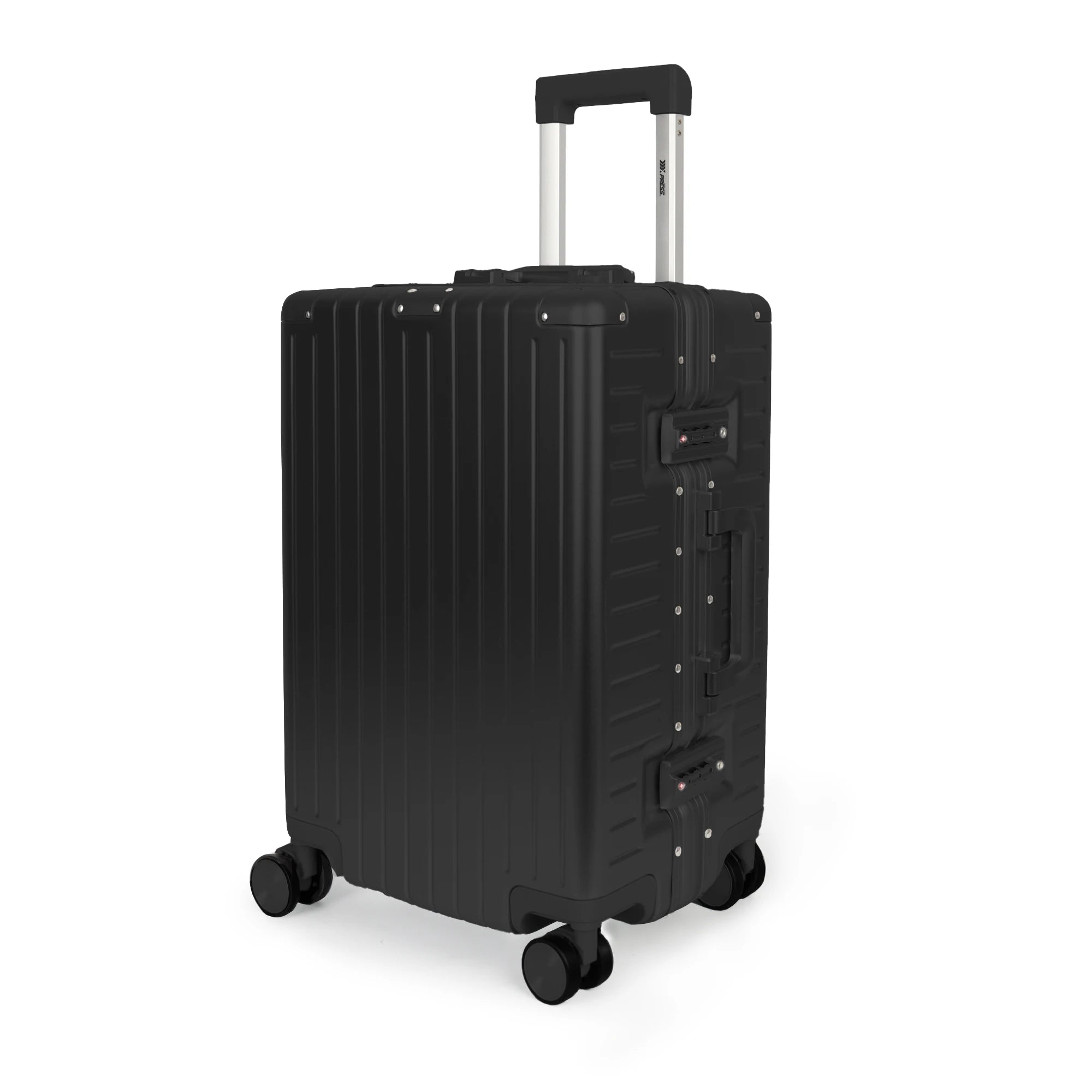 Trolley Aluminum Frame Luggage 20" Carry On Luggage & 28" Checked Luggage PC+ABS Suitcases Carry-On Cabin Suitcase with TSA Lock