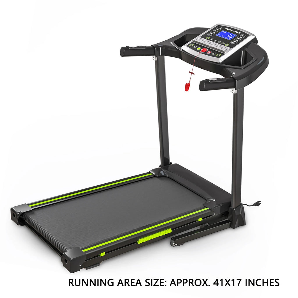 3.5 HP 0.5-7.5 MPH  Portable Foldable Treadmill with Handles 15% Auto Incline Home Running Walking Treadmill Fitness Equipment