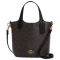 Coach Hanna Bucket Bag In Signature Canvas Crossbody Bags For Women Ladies Handbag Casual Purses