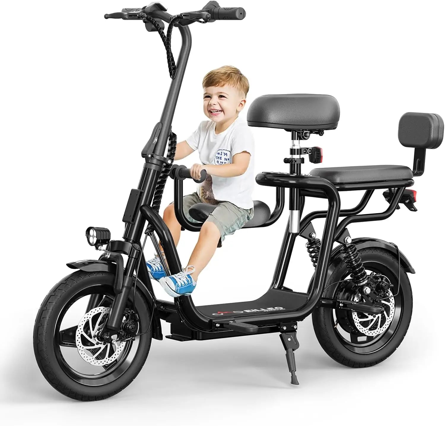 Electric Scooter with Seat for Adult, 36V Electric Scooter with 500W Peak Power Motor, 20 Mile Range, 17.4mph, Dual Brakes