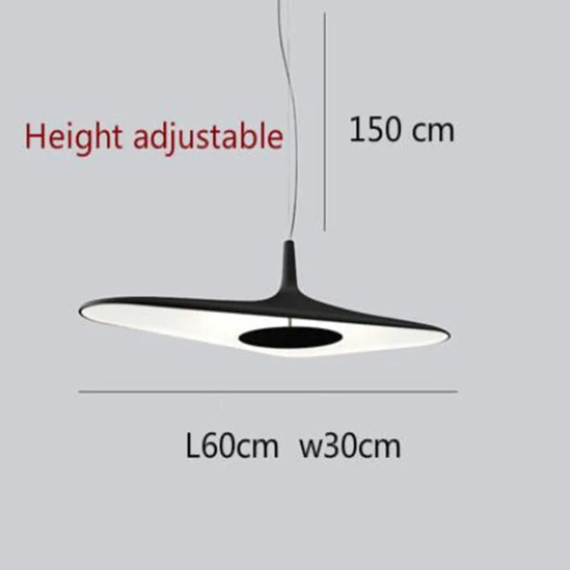 Large Pendant Light Simple Irregular Pendant Lamp For Living Room Bedroom Restaurant Kitchen Designer Soleil Noir Pendant Light