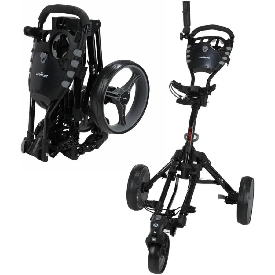 Golf 360 SwivelEase 3 Wheel Folding Golf Cart for Easy Transportation and Storage Ideal for Golf Courses Country Clubs and Resi