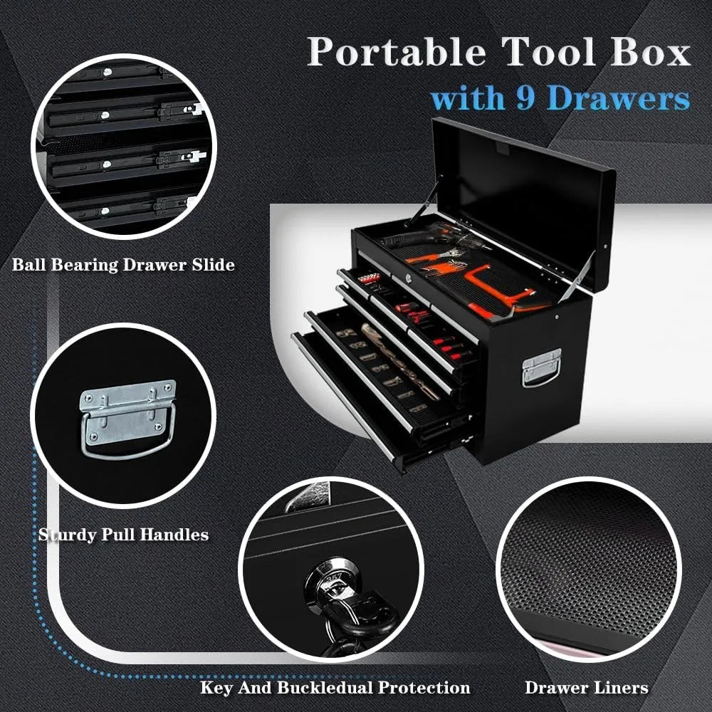 Rolling Tool Chest,13-drawer Tool Box Organizer with Wheels,Large Tool Storage Cabinet with Sliding Drawers,High CapacityCustomi