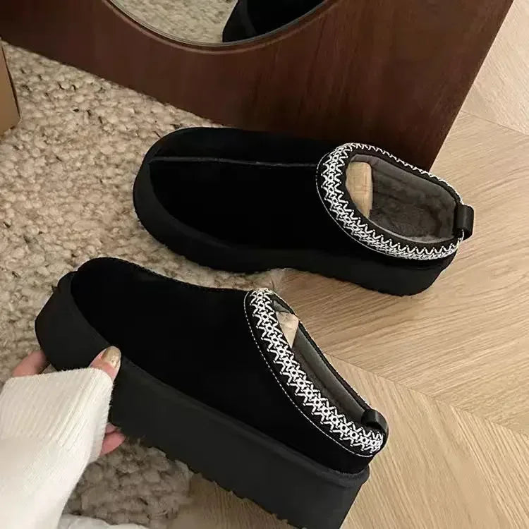 2026 New Classic Ultra Mini Platform Boots Leather Suede Wool Comfort Winter Womens Fur Slippers K98 ‮34-53 SeziS UggS
