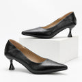 New high-heeled shoes with thin heels and pointed toes, versatile design sense, single shoe for women