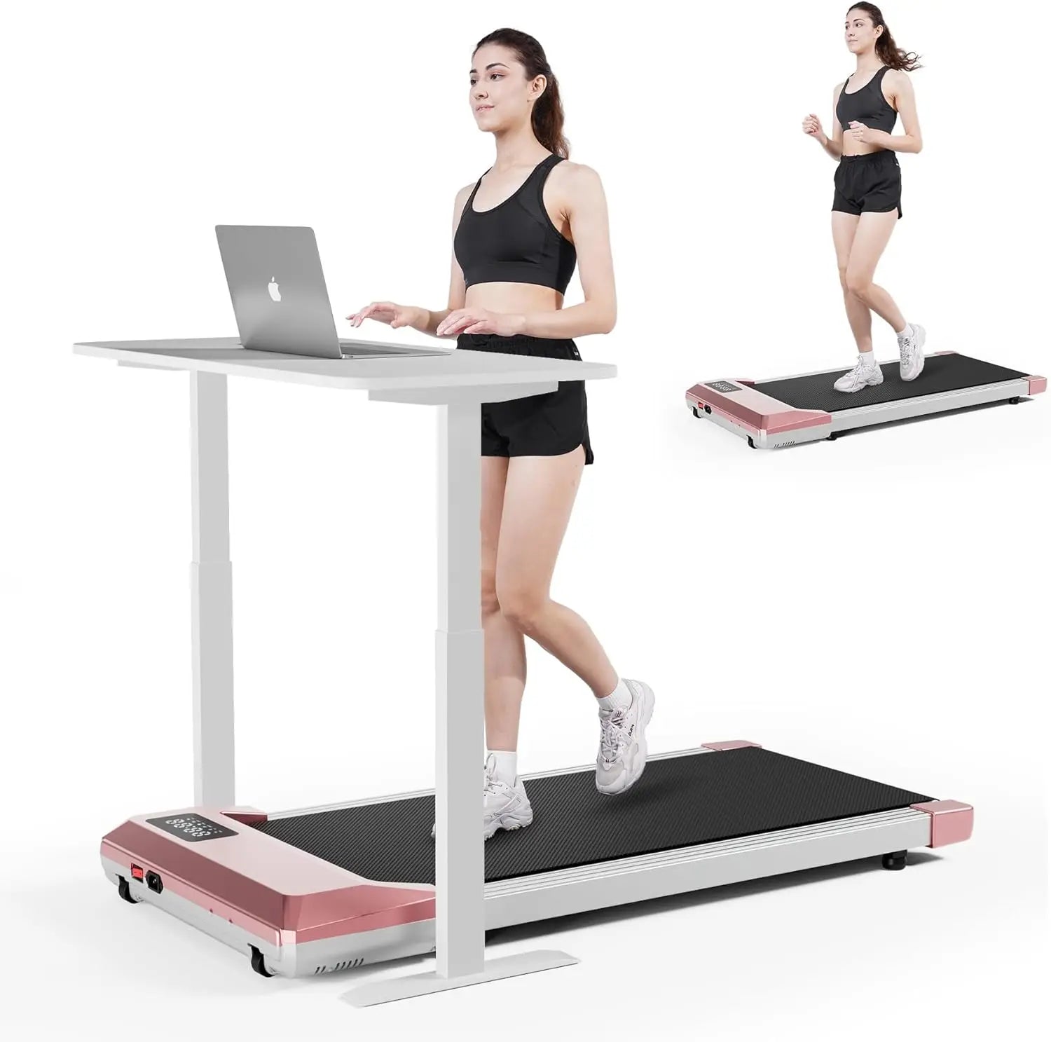 Walking Pad, Under Desk Treadmill, 3 In 1 Portable Treadmill With Remote Control LED Display, 2.5 HP Quiet Walking
