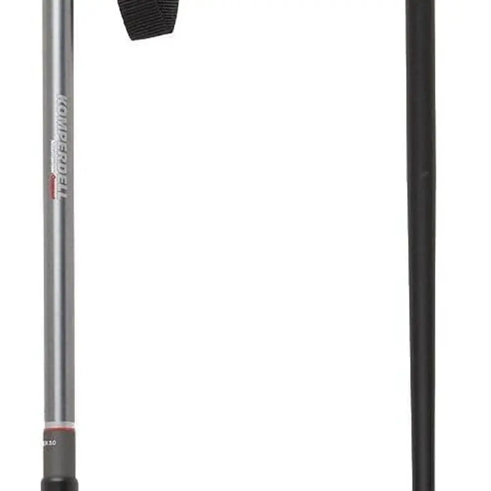 Mountaineer PowerLoleck Foam Compact Trekking Pole, Black/Silver, 58-120cm