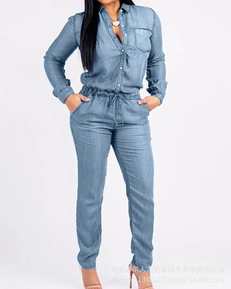 Romper Women Fashion Strap Jeans Womens Slim Casual Jumpsuit for Women