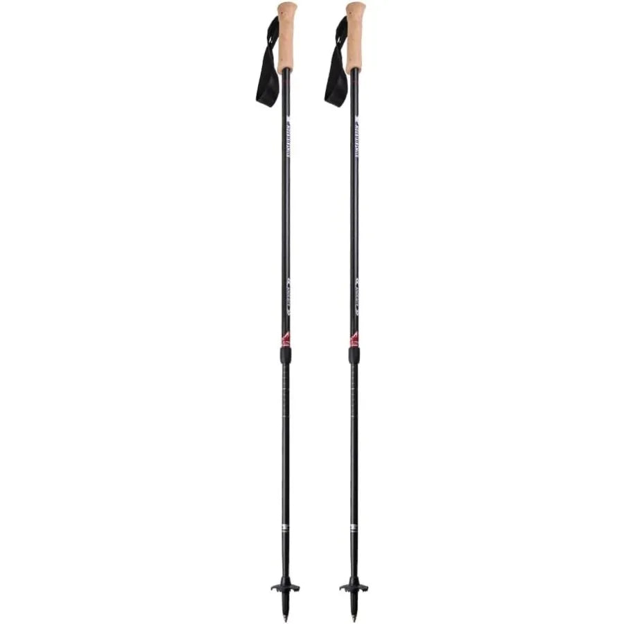 Mountainsmith Andesite Trekking Pole Pair - Carbon Outdoor Hiking Black Lightweight and Durable with Shock Absorption