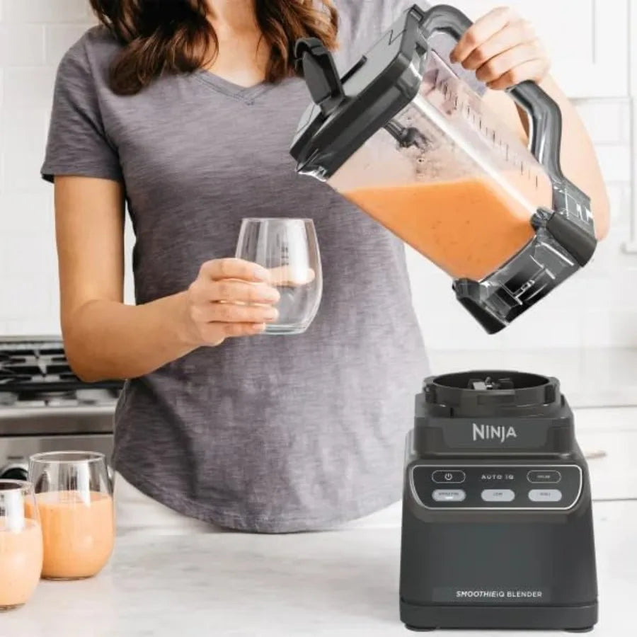 Ninja Professional Blender with Auto-iQ 72oz Total Crushing Pitcher 1400W Countertop Smoothie Maker for High-Speed Blending Ide