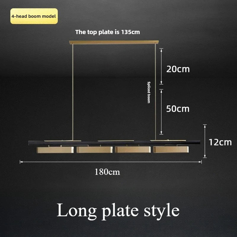 Modern Minimalist Strip Led Pendant Lights Long for Table Living Dining Room Coffee Desks Kitchen Chandelier Home Decor Fixture