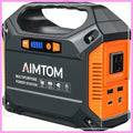 155Wh Portable Power Station with Solar Charging, 42000mAh Backup Battery for Camping, Home, RV & Travel