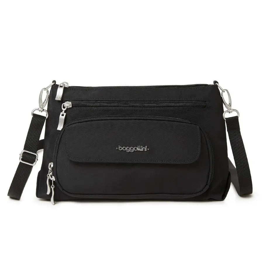 Original Everyday 11x 7.5 Crossbody Bags for Women Rfid Protected Lightweight Nylon Zippered Travel Purse