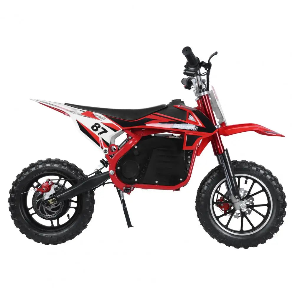 Kids Electric Motocross Bike Off Road Mini Motorcycle Electric Pocket Motorbike with 36V 500W Motor 10 Inches Wheels