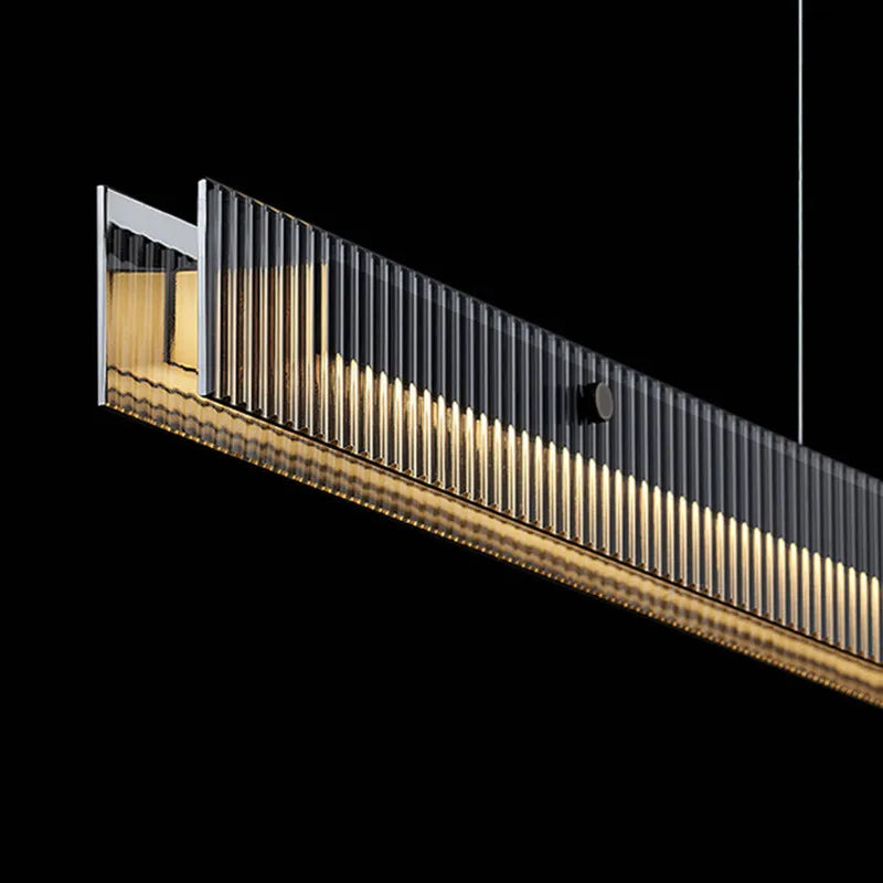 Black Modern Luxury LED Pendant Lamp for Kitchen Island Bedroom Restaurant Chandelier Decoration Bar Counter Suspension Lighting