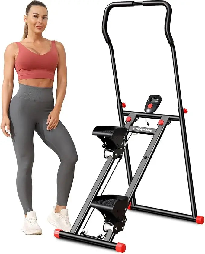 Vertical Climbing Machine for Home Fitness: Full-Body Workout and Cardiovascular Exercise Equipment