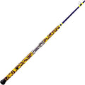 Catfish Fishing Rods 7'6 OnePiece Glow with Black Light for Nighttime Catfishing Medium Heavy Power Casting Rod
