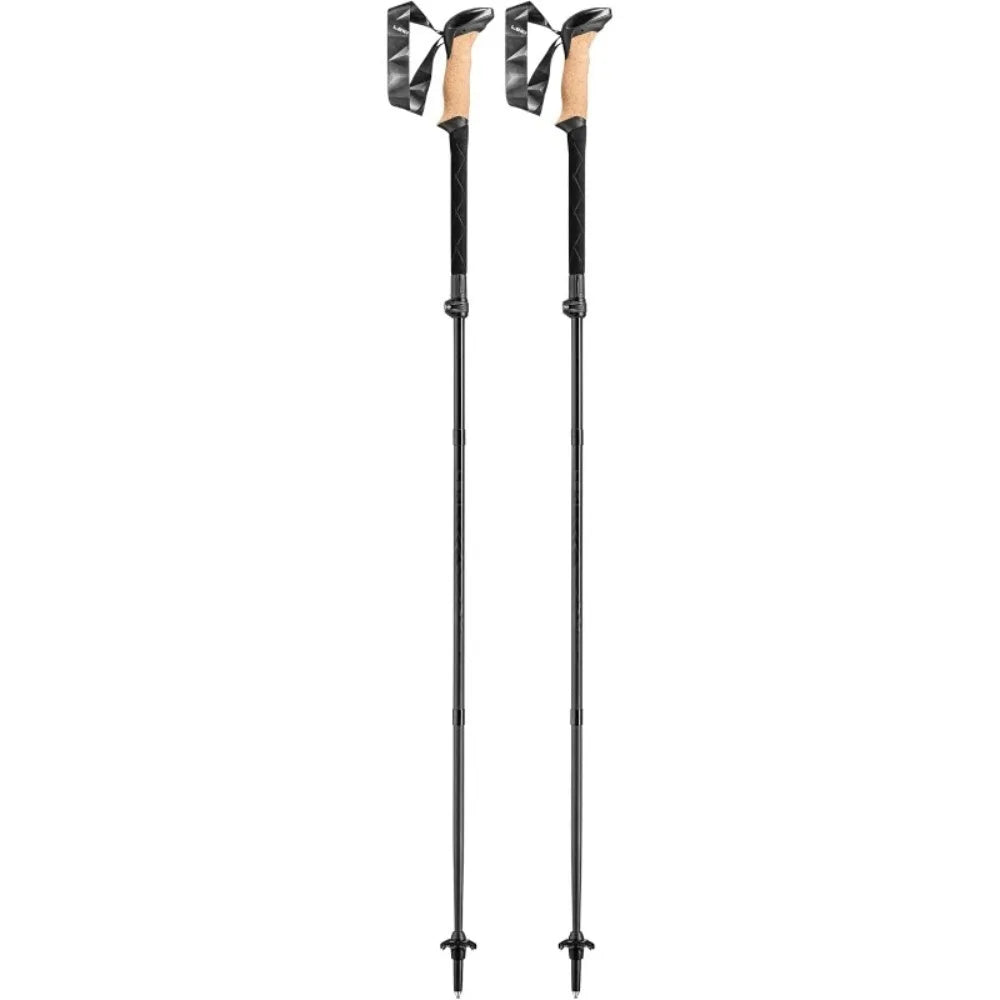 Makalu Pro FX Carbon Trekking Poles - Foldable Collapsible Lightweight Walking Poles for Hiking