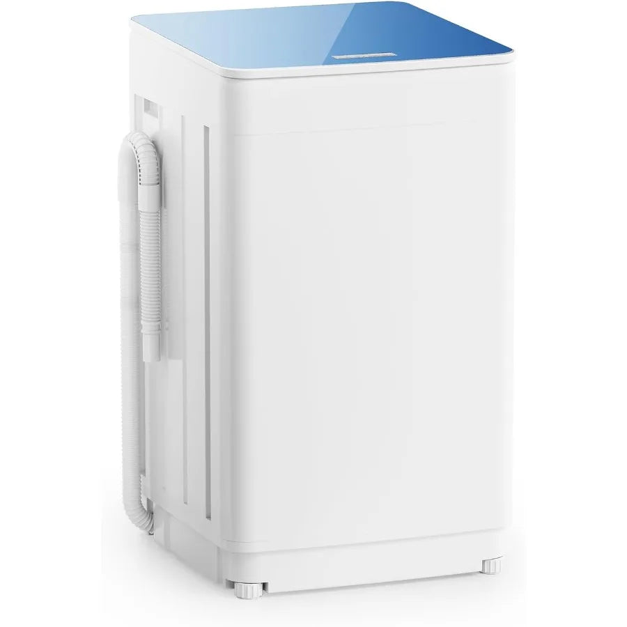 18 lbs Portable Washing Machine Fully Automatic Portable Washer with LED Display 7 Wash Cycles 4 Water Levels Top Load Washing