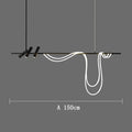 Nordic Designer Light Luxury High-end Sentimental Long Chandelier Exhibition Hall Kitchen Bar Home Decoration Pendant Lights LED