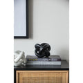 6x6x6 Decorative Marble Chain Sculpture, Black