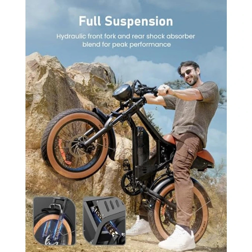 High-Performance Electric Dirt Bike with 3000W/1500W Motor, 48V 27Ah/13Ah Battery, Up to 35/28 MPH,150/75 Miles Range,Customized